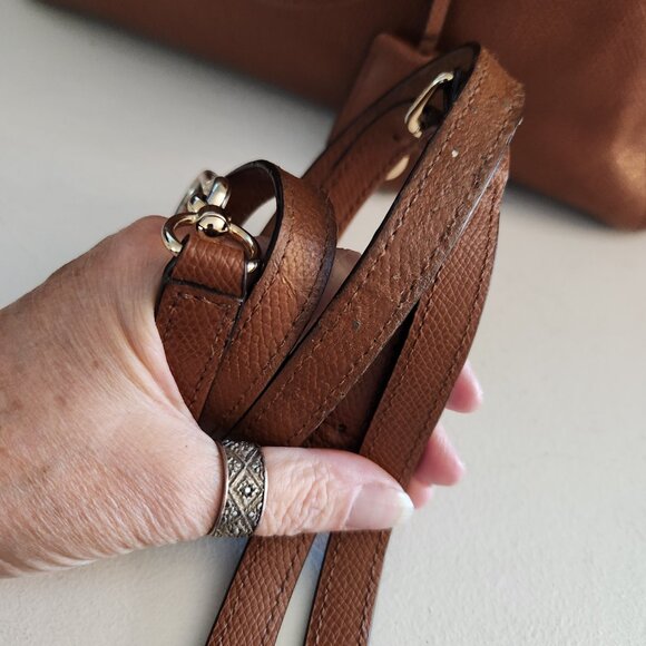 Euc Coach Margot Carryall Saddle Leather Shoulder Bag Purse - Picture 4 of 13